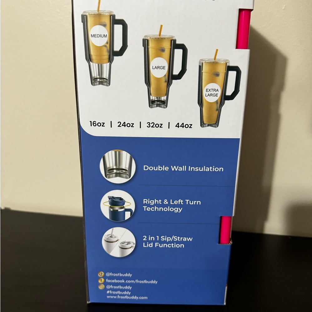 Frost Buddy Thicc Buddy 50oz Neon Pink Brand new Factory sealed - Picture 3 of 6